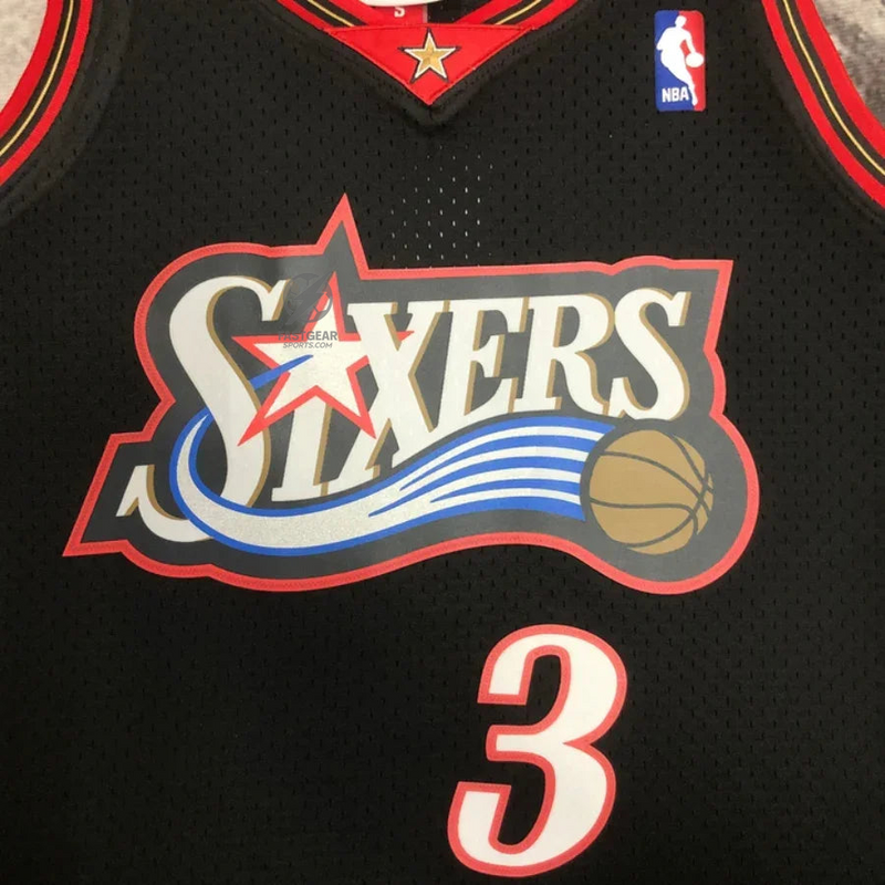 Philadelphia 76ers Allen Iverson 2000-01 Edition NBA Jersey - Black