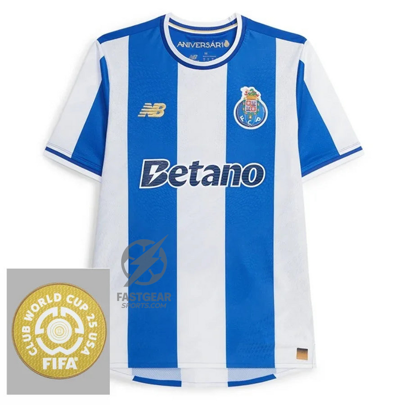 Porto Home Fan Jersey 2025/26 Patch Club World Cup