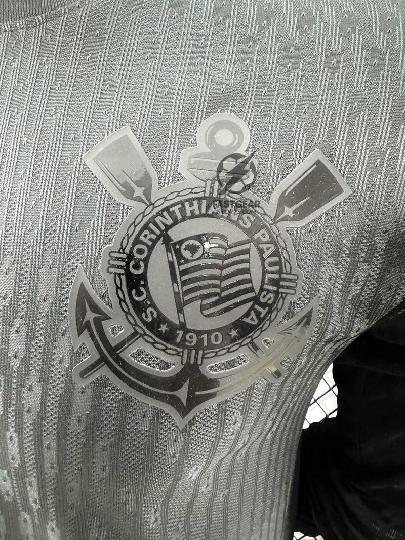 Corinthians Home Player  Long Sleeve Jersey 2024/25