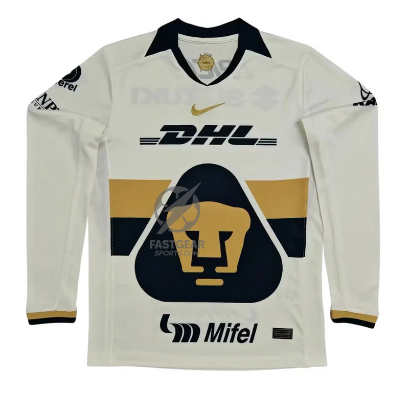 Pumas Home Fan Jersey Long Sleeve 2025/26