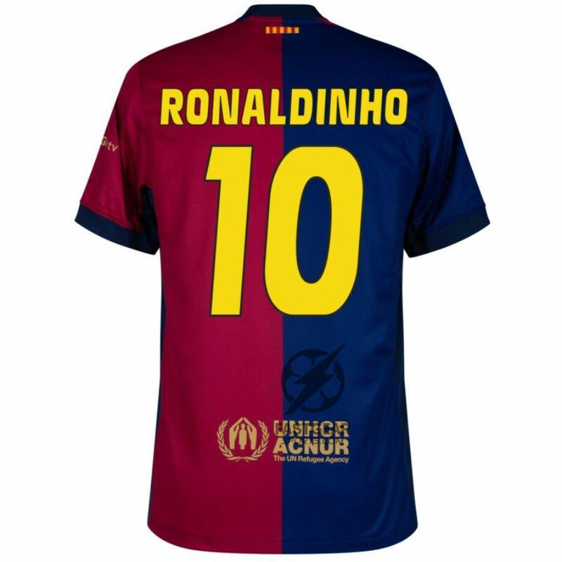 Barcelona Home 2024/25 Patches UCL UEFA Foundation (Official Printing)