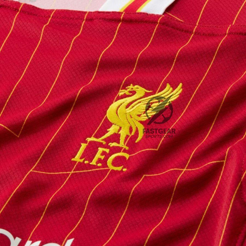 Liverpool Szoboszlai 8 Home 2024/25 Patches UCL UEFA Foundation (Official Printing)