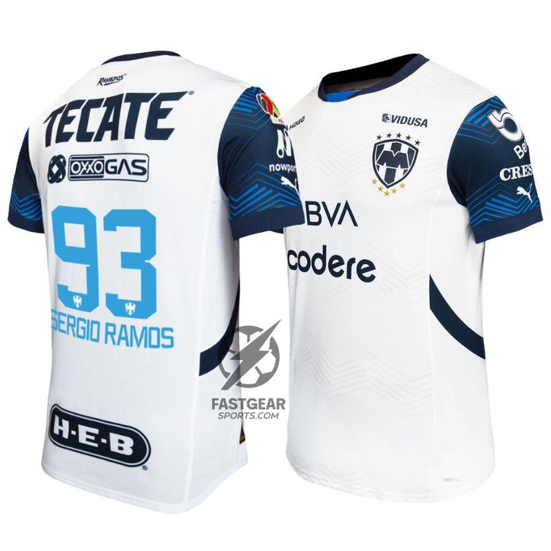 Monterrey Sergio Ramos 93 Away Fan Jersey 2024/25