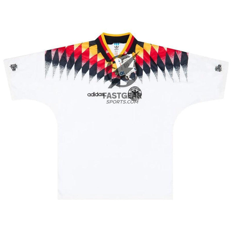 Germany Retro Home 1994 Fan Jersey