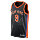 RJ Barrett New York Knicks Unisex 2023 NBA Jersey - City Edition - Black