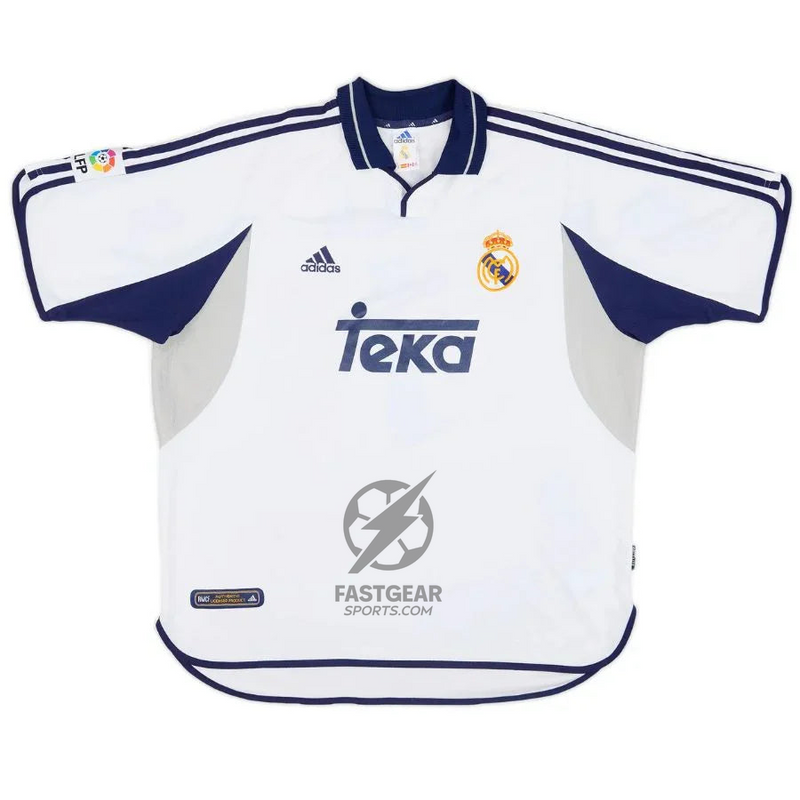 Raul #7 Real Madrid Home Retro Jersey 2000/01