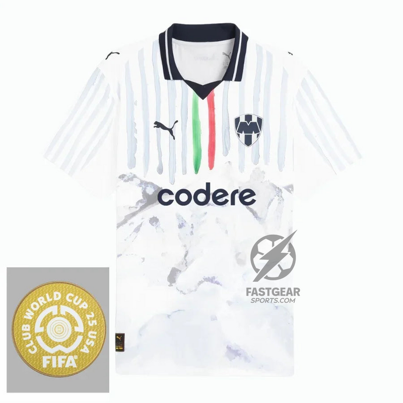 Rayados Monterrey Away Fan Jersey 2025/26 Patch Club World Cup