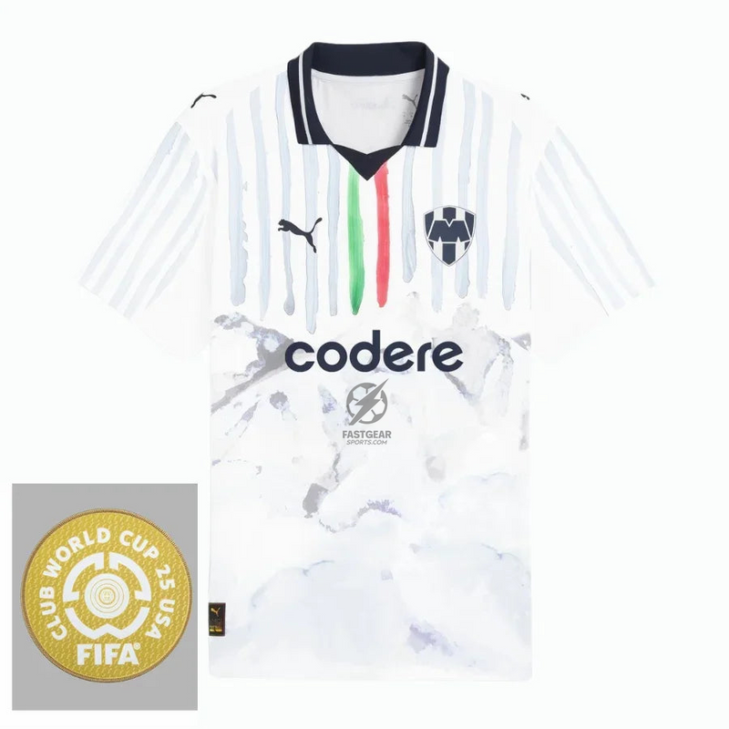 Rayados Monterrey Away Fan Jersey 2025/26 Patch Club World Cup