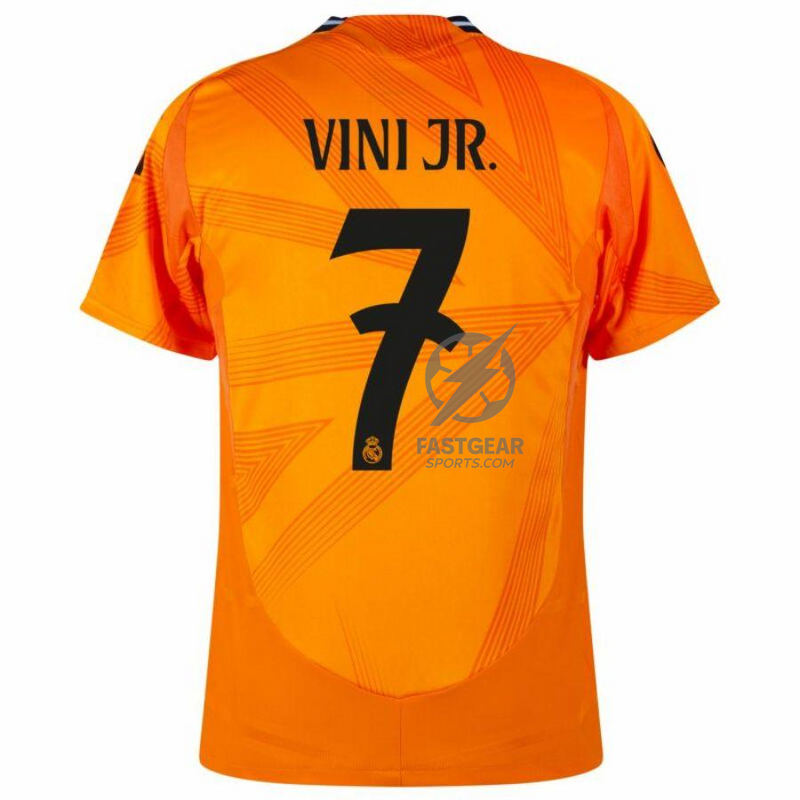 Real Madrid Away Fan Jersey 2024/25 Patches UCL UEFA Foundation (Official Printing)