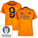 Real Madrid Away Fan Jersey 2024/25 Patches UCL UEFA Foundation (Official Printing)