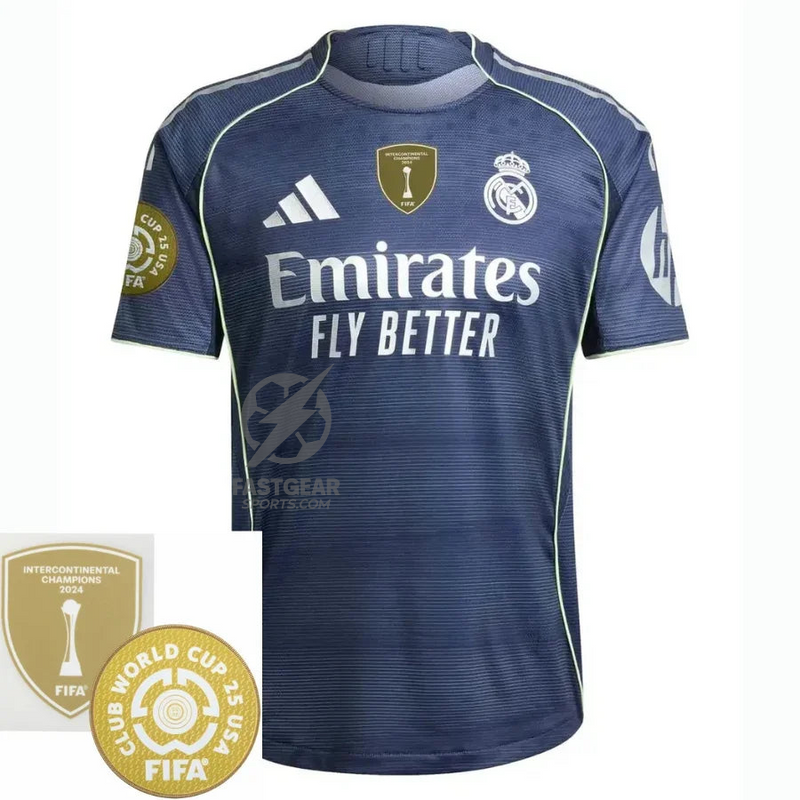 Real Madrid Away Fan Jersey 2025/26