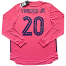 Real Madrid Away Long Sleeve Fan Jersey 2020/21 Vini Jr. 20