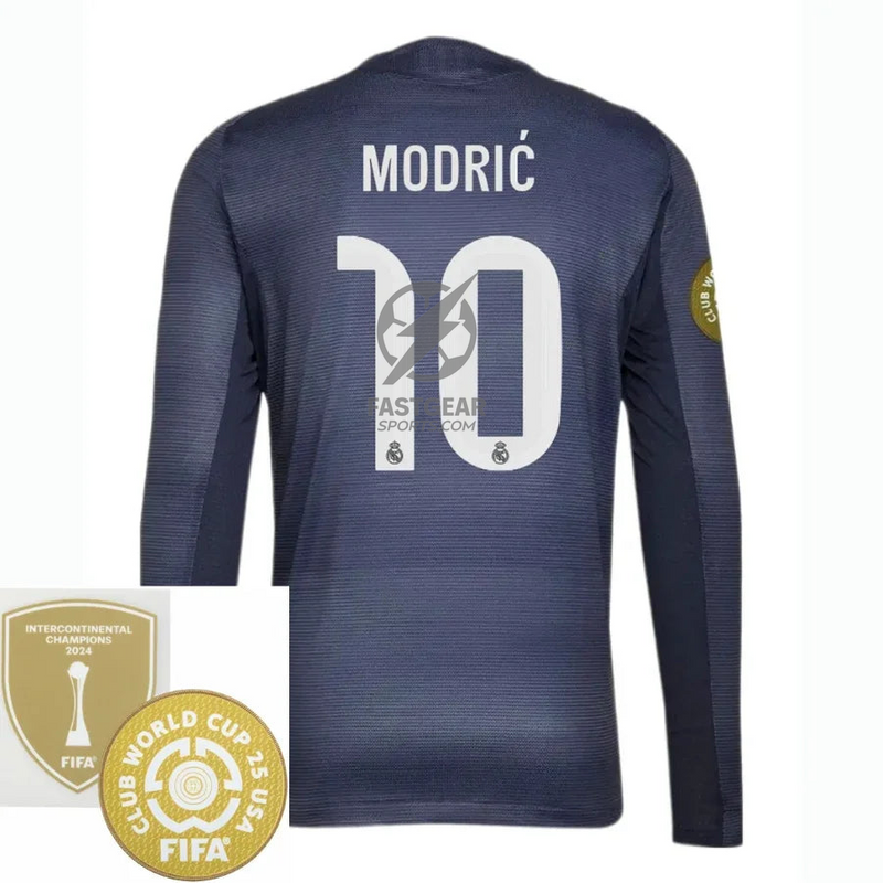 Real Madrid Away Long Sleeve Fan Jersey 2025/26