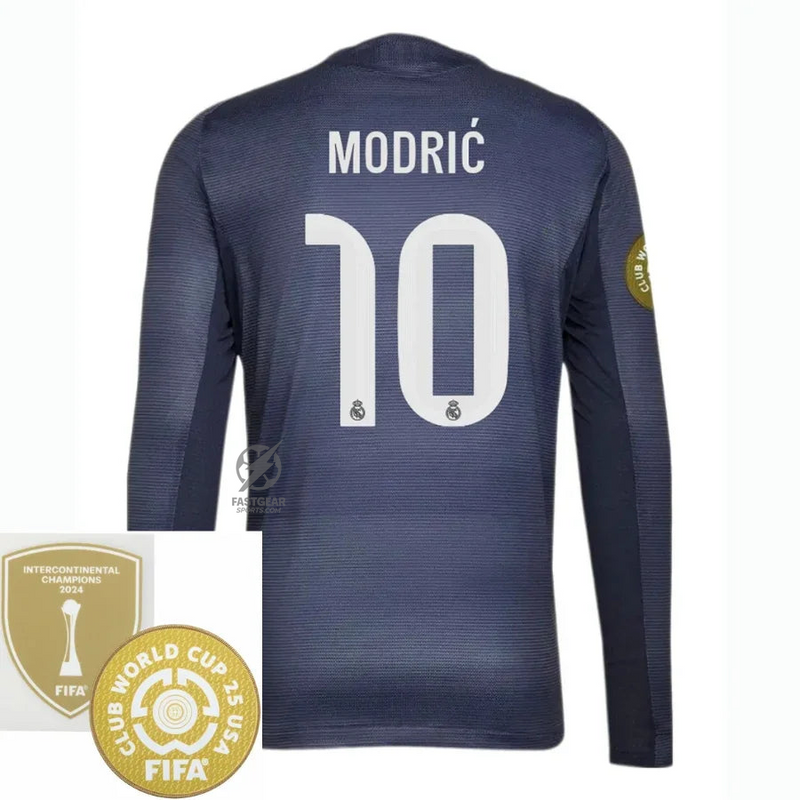 Real Madrid Away Long Sleeve Fan Jersey 2025/26