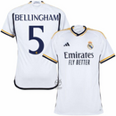 Real Madrid Bellingham 5 Home Fan Jersey 2023/24