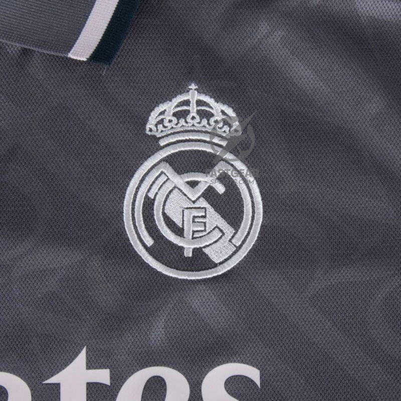 Real Madrid Bellingham 5 Third Fan Jersey 2024/25 Patches UCL UEFA Foundation (Official Printing)