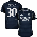 Real Madrid Gonzalo 30 Away Fan Jersey 2025/26