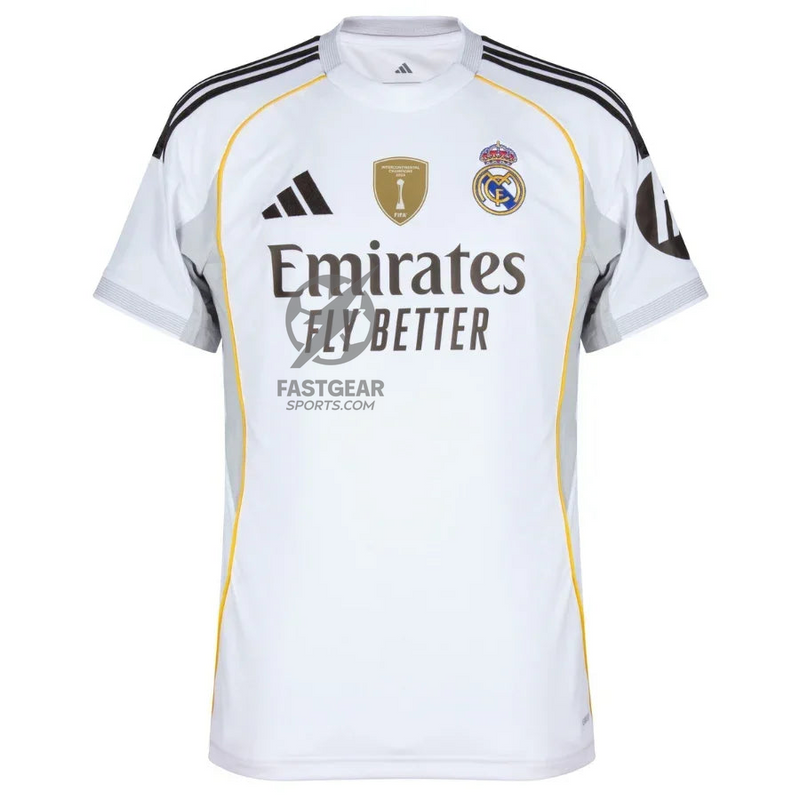 Real Madrid Home Bellingham 5 Fan Jersey 2025/26 FIFA Intercontinental Patch