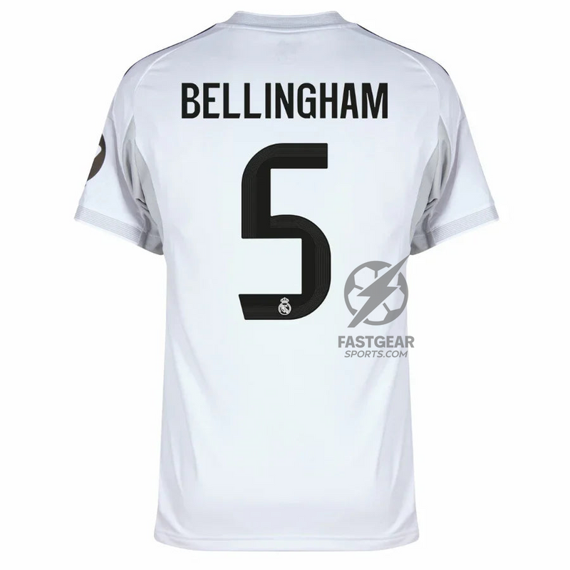 Real Madrid Home Bellingham 5 Fan Jersey 2025/26 FIFA Intercontinental Patch