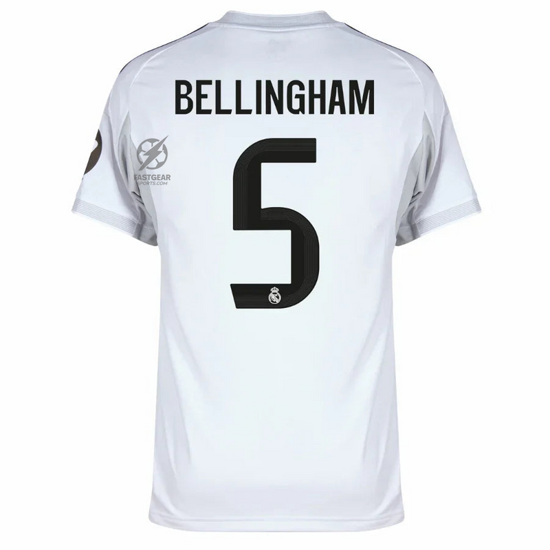 Real Madrid Home Bellingham 5 Fan Jersey 2025/26 FIFA Intercontinental Patch