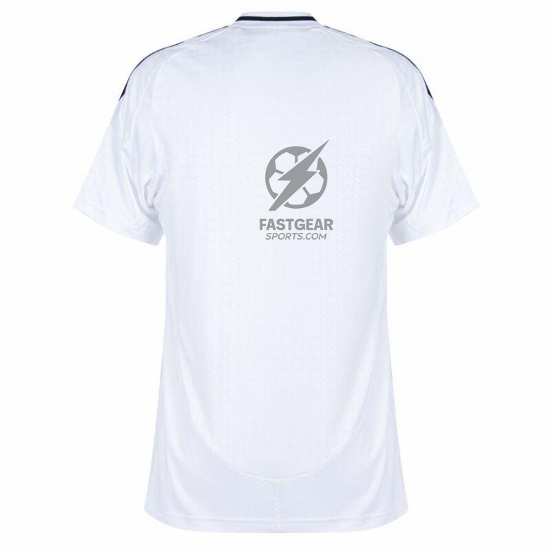 Real Madrid Home Fan Jersey 2024/25 Patches UCL UEFA Foundation (Official Printing)