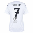 Real Madrid Home Fan Jersey 2024/25 Patches UCL UEFA Foundation (Official Printing)