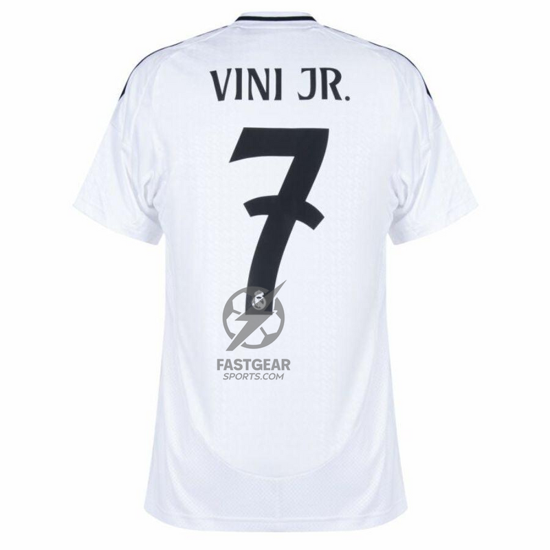 Real Madrid Home Fan Jersey 2024/25 Patches UCL UEFA Foundation (Official Printing)