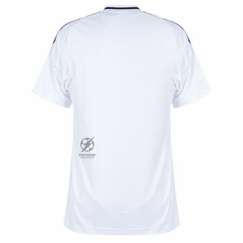 Real Madrid Home Fan Jersey 2024/25 Patches UCL UEFA Foundation (Official Printing)