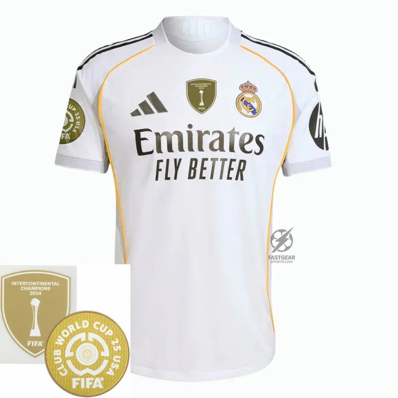 Real Madrid Home Fan Jersey 2025/26