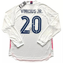 Real Madrid Home Long Sleeve Fan Jersey 2020/21 Vini Jr. 20