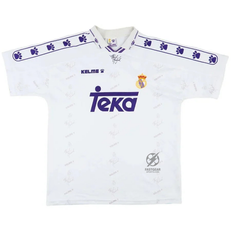 Real Madrid Home Retro Jersey 1996/97