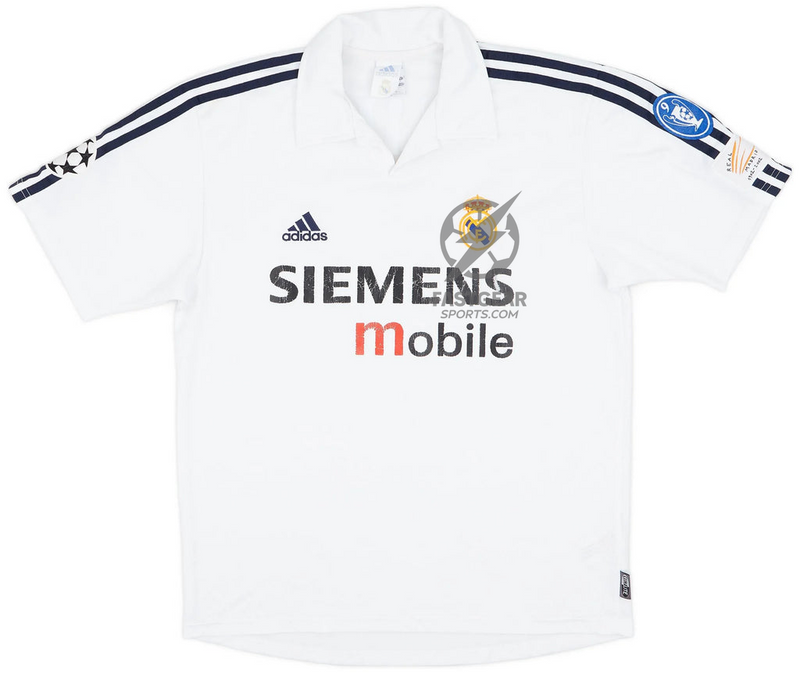 Real Madrid Home Retro Jersey 2002/03