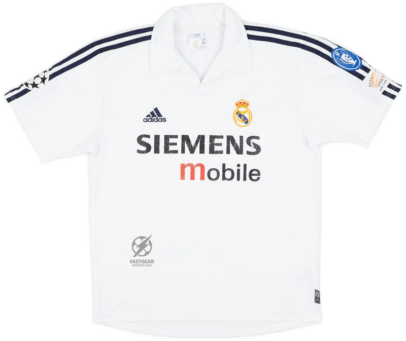 Real Madrid Home Retro Jersey 2002/03