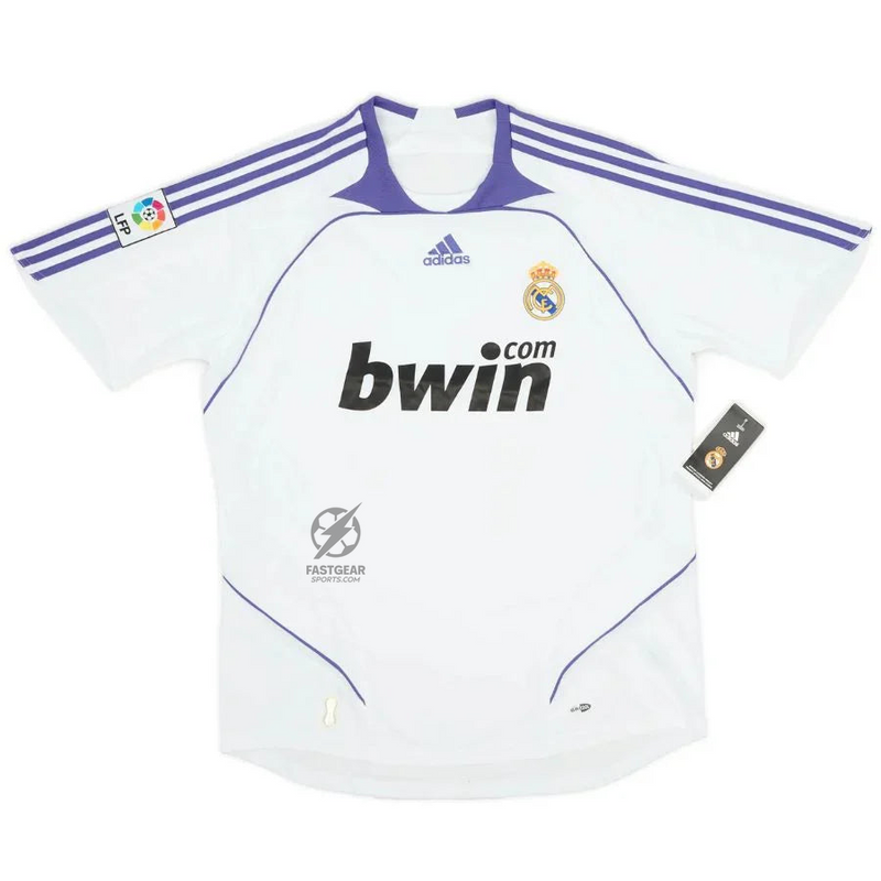 Real Madrid Home Retro Jersey 2007/08
