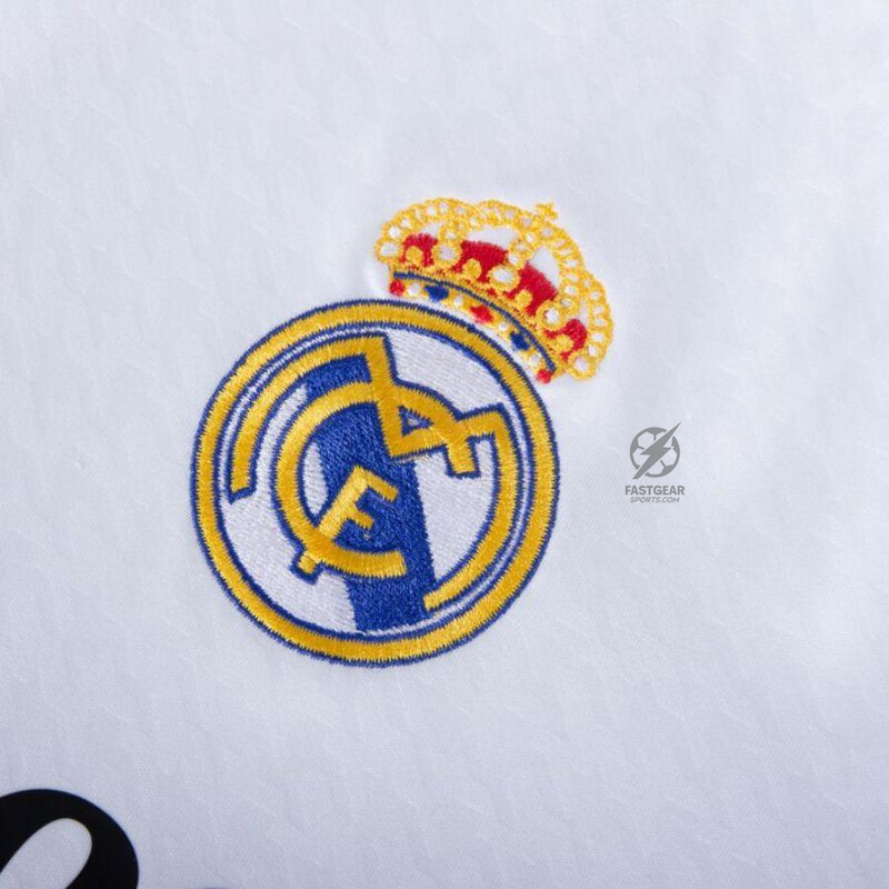 Real Madrid Modric 10 Home Fan Jersey 2024/25 Patches UCL UEFA Foundation (Official Printing)