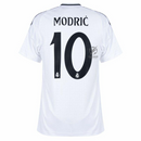 Real Madrid Modric 10 Home Fan Jersey 2024/25 Patches UCL UEFA Foundation (Official Printing)