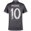 Real Madrid Modric 10 Third Fan Jersey 2024/25 Patches UCL UEFA Foundation (Official Printing)