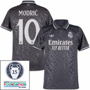 Real Madrid Third Fan Jersey 2024/25 Patches UCL UEFA Foundation (Official Printing)
