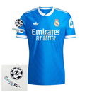 Real Madrid Third Fan Jersey 2025/26 Patches UCL + 10th Anniversary UEFA.