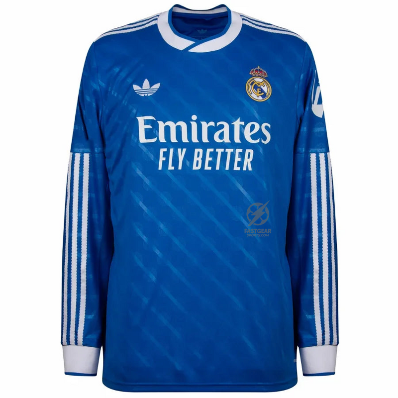 Real Madrid Third Fan Jersey Long Sleeve 2025/26