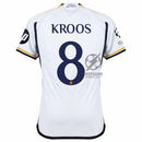 Real Madrid Toni Kroos 8 Home Fan Jersey 2023/24 Patch FIFA WCC Patch UCL UEFA Foundation Patches