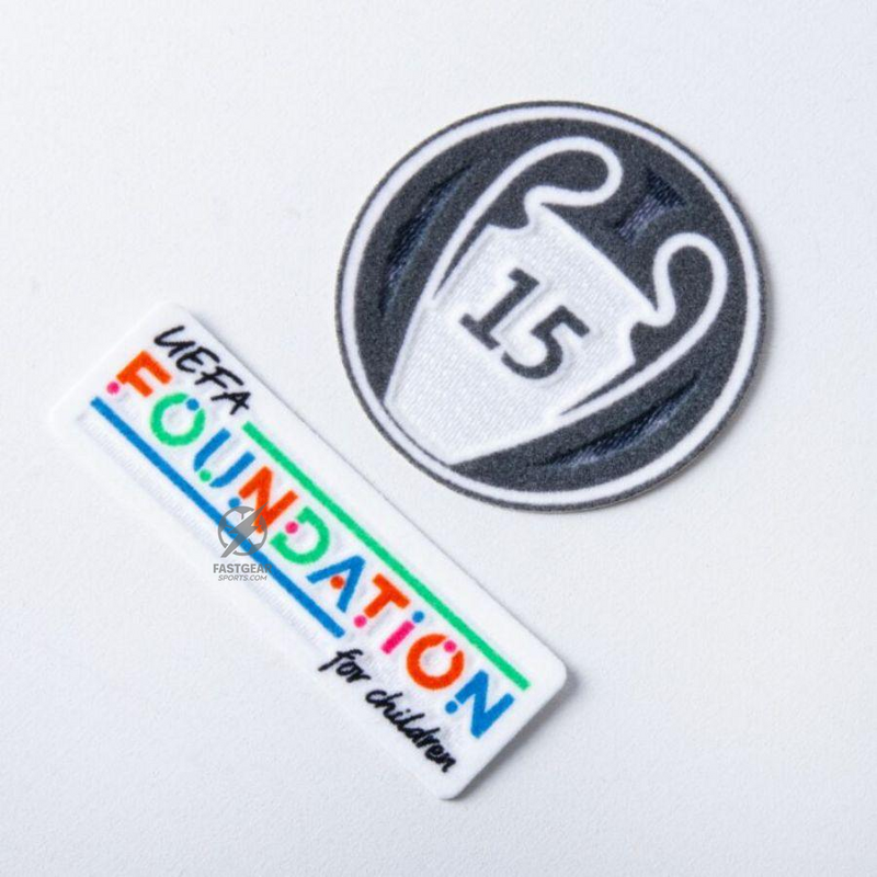 Real Madrid Vini JR. 7 Away Fan Jersey 2024/25 Patches UCL UEFA Foundation (Official Printing)