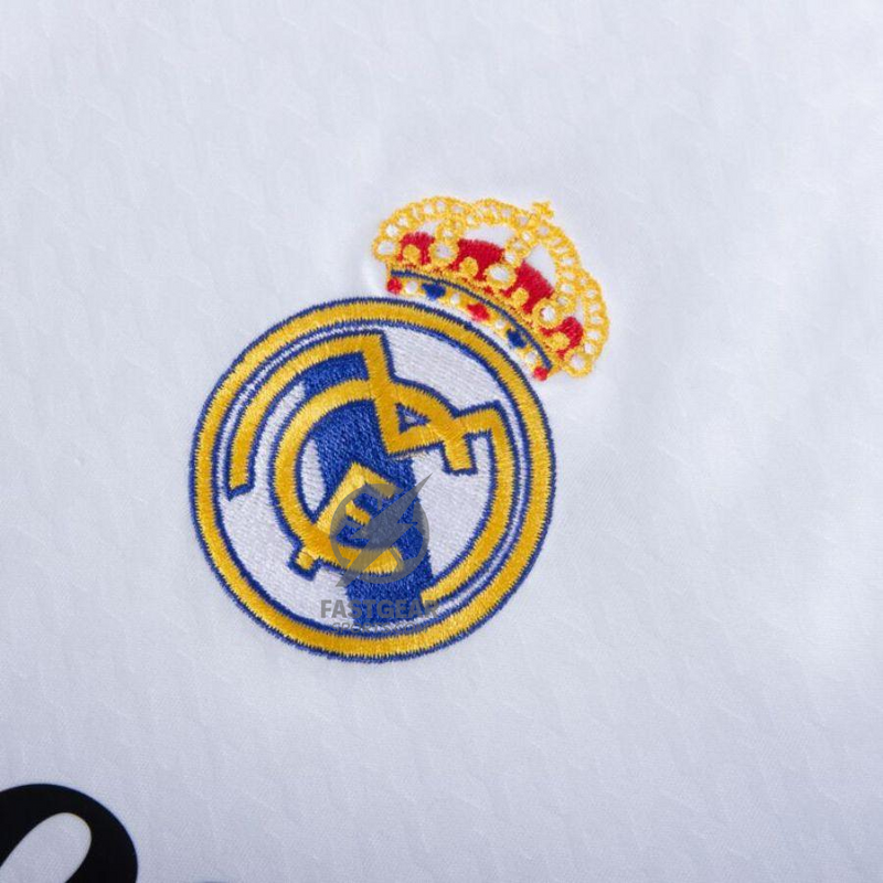 Real Madrid Vini JR. 7 Home Fan Jersey 2024/25 Patches UCL UEFA Foundation (Official Printing)