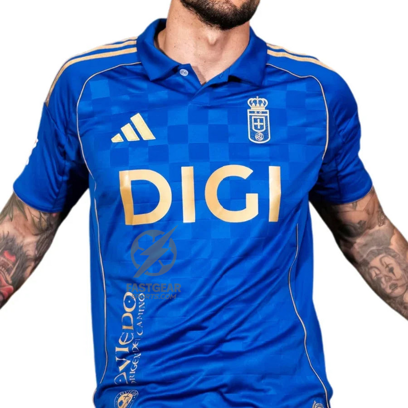 Real Oviedo Home Fan Jersey 2025/26