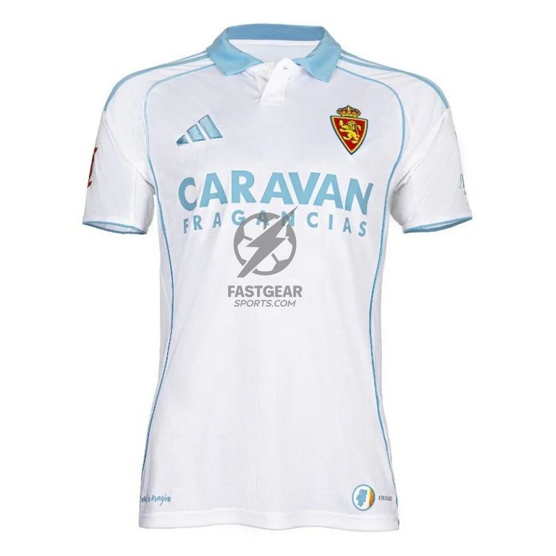 Real Zaragoza Home Fan Jersey 2025/26
