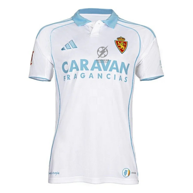 Real Zaragoza Home Fan Jersey 2025/26
