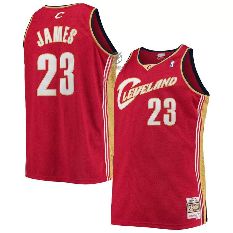 Regata Cleveland Cavaliers - Mitchell & Ness - LeBron James NBA- red