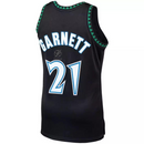 Regata Minnesota Timberwolves - Mitchell & Ness - Garnett  NBA- Black