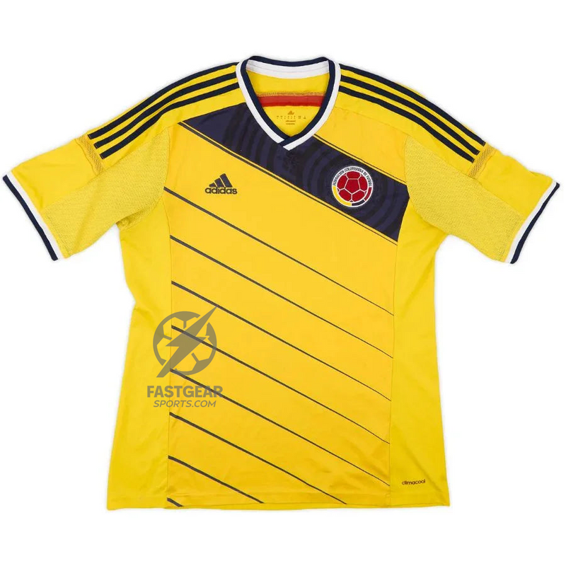 Retro Colombia Home Jersey 2014 James