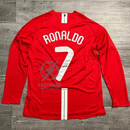 Retro Manchester United Long-sleeve Home Jersey 2007/08